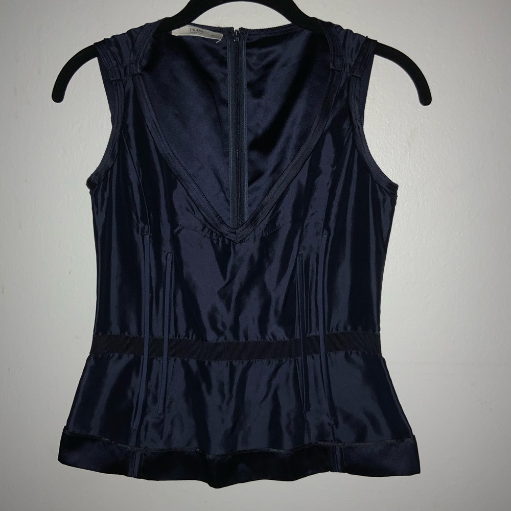 Prada vintage corset top.